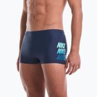 Pánske plavecké boxerky Nike Logo Graphic Square Leg midnight navy