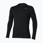 Pánske bežecké tričko longsleeve Mizuno Tech Thermal Charge Breath Thermo Long Sleeve Tee black