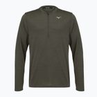 Pánska bežecká mikina Mizuno Core Impulse Half Zip Long Sleeve Tee forest night