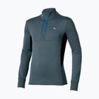 Pánska bežecká mikina Mizuno Active Warmalite Half Zip Long Sleeve Top dark slate