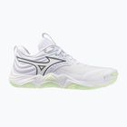 Dámske volejbalové topánky Mizuno Wave Momentum Elite white/balsam green/ambrosia