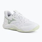 Dámske volejbalové topánky Mizuno Wave Momentum Pro white/aqua gray/ambrosia