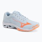 Dámske volejbalové topánky Mizuno Wave Lightning Pro blue finch/lava orange/flamingo coral