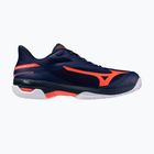 Pánske tenisové topánky Mizuno Wave Exceed Court CC beacon blue/lava orange/white