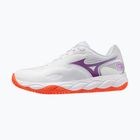 Dámske tenisové topánky Mizuno Wave Enforce Court 2 CC white/dahlia/sunstone