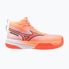 Volejbalové topánky Mizuno Neo Jump Mid flamingo coral/lava orange/white