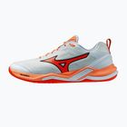 Hádzanárske topánky Mizuno Wave Stealth Elite white/lava orange
