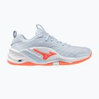Dámske hádzanárske topánky Mizuno Wave Stealth Neo 2.1 blue finch/lava orange/white