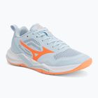 Dámske hádzanárske topánky Mizuno Wave Stealth Pro blue finch/lava orange