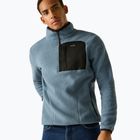 Pánska fleecová mikina REGATTA Frankie Borg Half Zip grey mirage/black
