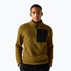 Pánska fleecová mikina REGATTA Frankie Borg Half Zip rich tan/black