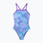 Detské jednodielne plavky Speedo Print Thinstrap pace purple