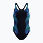 Dámske jednodielne plavky Speedo Print Medalist anthracite