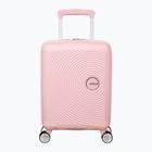 Cestovný kufor American Tourister Soundbox Mini 22 l v pastelovo ružovej farbe