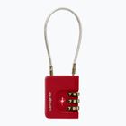 Visiaci zámok Samsonite Cablelock 3 Dial TSA red