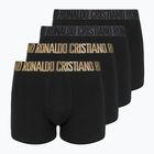 Pánske boxerky CR7 Basic Trunk 4 páry 2492 BLACK