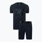 Pánske pyžamo CR7 Pyjama Short dark grey melange