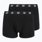 Pánske boxerky CR7 Fashion Trunk 2 pack black
