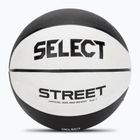 Detská basketbalová lopta SELECT Basketball Street v23 white/black veľkosť 7