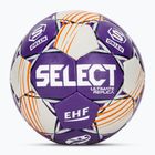 Hádzanárska lopta SELECT Ultimate Replica Orlen Superliga v24 EHF grey/purple veľkosť 0