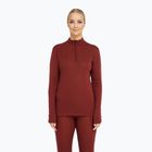 Dámska termo bielizeň Dovre Wool Zip burgundy