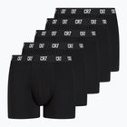 Pánske boxerky CR7 Basic Trunk 5 párov black/white