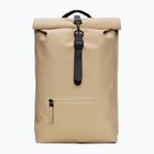 Mestský batoh Rains Rucksack Rolltop 13 + 4 l sand