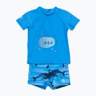 Tričko + plavecké šortky Farba Detský set modrá CO7200897553