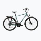 Pánsky trekingový bicykel KROSS Trans 3.0 green/silver/gloss