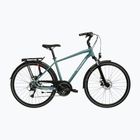 Pánsky trekingový bicykel KROSS Trans 3.0 green/silver/gloss