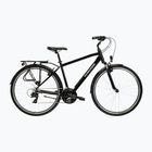 Pánsky trekingový bicykel KROSS Trans 1.0 black/silver/gloss
