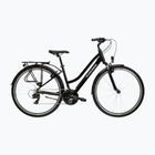 Dámsky trekingový bicykel KROSS Trans 1.0 In black/silver/gloss