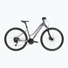 Dámsky krosový bicykel  KROSS Evado 5.0 In grey/blue/gloss