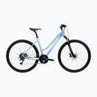 Dámsky krosový bicykel  KROSS Evado 3.0 In blue/white/gloss