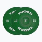 Závažie  THORN FIT Fractional 2 x 2 kg green/white