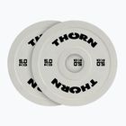 Závažie  THORN FIT Fractional  2 x 10 kg white/black