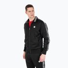 Pánska bunda Pitbull West Coast Trackjacket Tape Logo Terry Group black