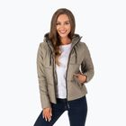 Pitbull West Coast dámska zimná bunda Jenell Quilted Hooded dark sand