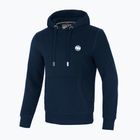 Pánska mikina s kapucňou Pitbull West Coast Small Logo dark navy