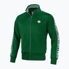 Pánska bunda Pitbull West Coast Trackjacket Tape Logo Terry Group green