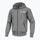 Pánska bunda Pitbull West Coast Athletic Logo Hooded Nylon light grey