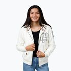 Dámske mikiny Pitbull Sherpa Ruffina s kapucňou na zips off white