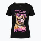 Dámske tričko Pitbull Synglasses Dog black