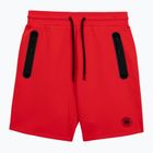 Pitbull Dogwood Sport fluo/červené pánske šortky
