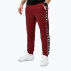 Pánske tepláky Pitbull Tape Nugget Jogging burgundy