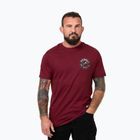 Pánske tričko Pitbull San Diego CA black burgundy