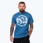 Pánske tričko Pitbull Logo Palms shade blue