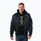 Pánska bunda Pitbull Hacket Washed Bomber dark navy
