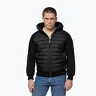 Pánska bunda Pitbull Palomar Padded Hooded Hybrid black