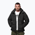 Pánska zimná bunda Pitbull Pepperwood Ribstop Padded Hooded black/green